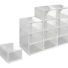 IDOMYA Essentials Kisten & Körbe<12er-Set: Aufbewahrungskisten in Weiß - (B)32,5 x (H)14,5 x (T)23,5 cm
