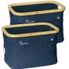Tom Tailor Kisten & Körbe<2er-Set: Aufbewahrungskörbe in Dunkelblau - (B)38 x (H)26 x (T)26 cm