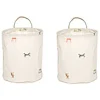 OYOY mini Kisten & Körbe<2er-Set: Aufbewahrungskörbe "Moira" in Creme - (H)22 x Ø 18
