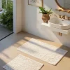 Elizabed Badtextilien|Badtextilien<2er-Set: Badvorleger "Rabbit" in Creme