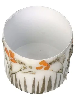 Kersten Pflanzen & Zubehör<3er-Set: Blumentöpfe "Dried Flowers" in Creme - (H)8 x Ø 9 cm
