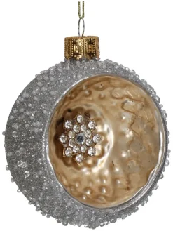 Kersten Weihnachtsschmuck<2er-Set: Christbaumkugeln in Silber - Ø 8 cm