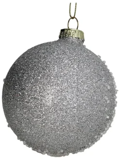 Kersten Weihnachtsschmuck<2er-Set: Christbaumkugeln in Silber - Ø 8 cm