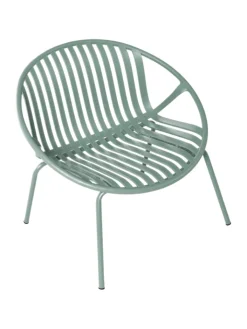 Beliani Gartenmöbel<4er-Set Cocktailsessel CASPERIA in Grün