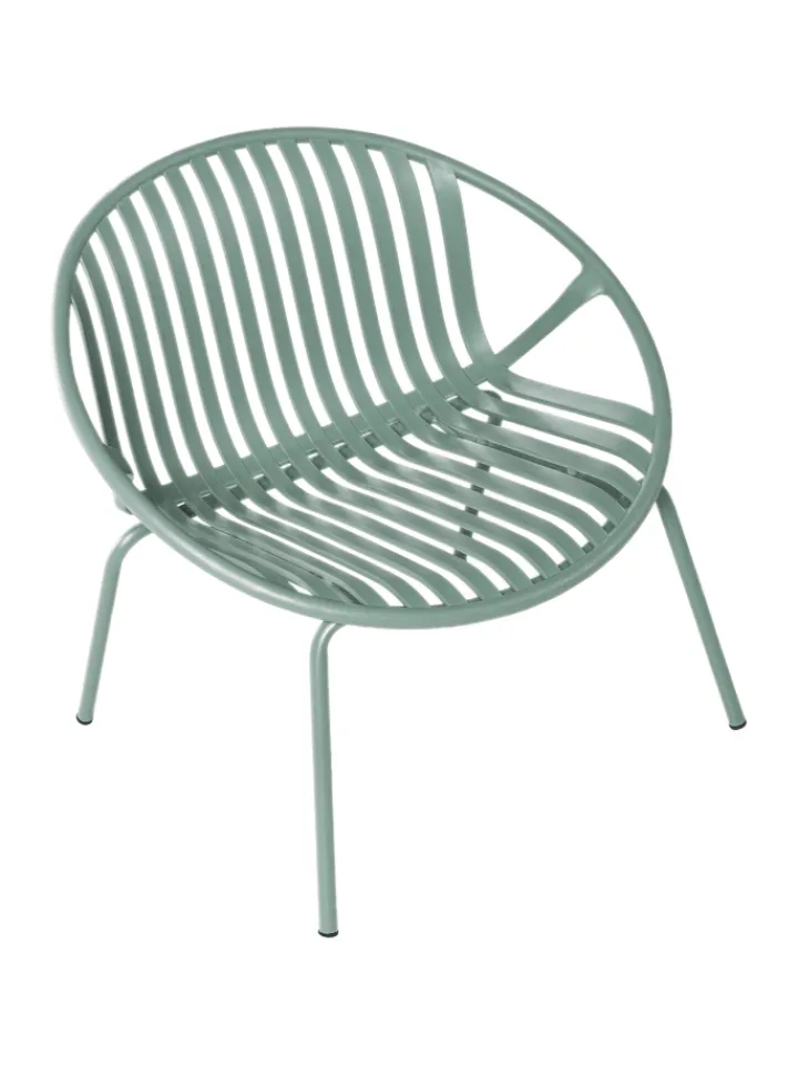 Beliani Gartenmöbel<4er-Set Cocktailsessel CASPERIA in Grün