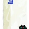 Oxford Büro- & Schulbedarf<2er-Set: Collegeblöcke "Touch" in Beige - DIN A4