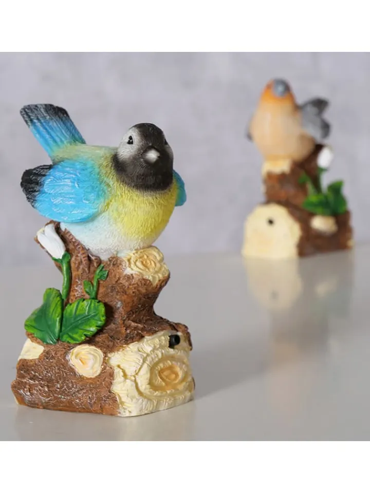 Boltze Dekofiguren & -Objekte<2er-Set: Dekofigur "Twisty" in Bunt - (B)10 x (H)13 x (T)7 cm