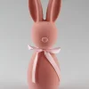 AM Design Dekofiguren & -Objekte<2er-Set: Dekofiguren ''Hase'' in Rosa - (B)7 x (H)23 x (T)6 cm