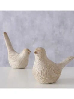Boltze Dekofiguren & -Objekte<2er-Set: Dekofiguren "Karimo" in Beige- (H)13 cm
