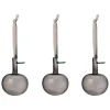 iittala Wohndekoration<3er-Set: Dekohänger ''Apple'' in Grau - (L)9 cm