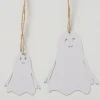 Boltze Wohndekoration<2er-Set: Dekohänger "Ghostie" in Weiß