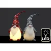 SiL Interiors Lichterketten & Deko-Leuchten<2er-Set: Dekoleuchten "Santa" in Rot/ Grau - (H)40 cm (Überraschungsprodukt)
