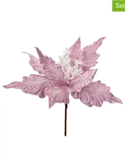 Clayre & Eef Wohndekoration<2er-Set: Dekopflanzen in Rosa - (H)30 cm