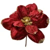 Clayre & Eef Wohndekoration<2er-Set: Dekopflanzen in Rot/ Gold - (H)25 cm