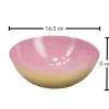 FYNCH-HATTON Dekoschalen<2er-Set: Dekoschalen "Naledi" in Rosa/ Gold - Ø 16,5 cm