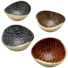Kare Dekoschalen<4er-Set: Dekoschalen "Samba" in Bunt - (H)6 x Ø 12,8 cm