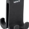 Wenko Badaccessoires<2er-Set: Doppel-Duschhaken "Verna" in Schwarz - (B)5 x (H)9,5 x (T)4,5 cm