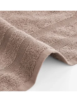 UNCOVER BY SCHIESSER Badtextilien<2er-Set: Duschtücher "Brooklyn" in Taupe