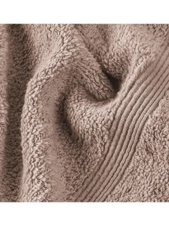 UNCOVER BY SCHIESSER Badtextilien<2er-Set: Duschtücher "Brooklyn" in Taupe
