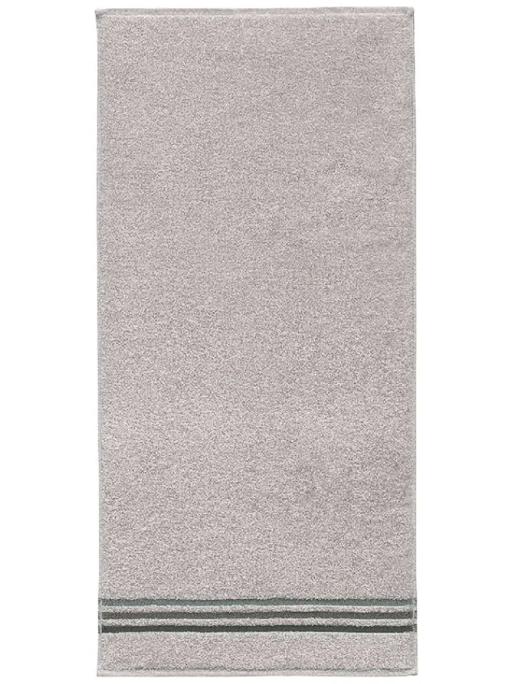 Schiesser Badtextilien|Badtextilien<2er-Set: Duschtücher "Skyline" in Silber