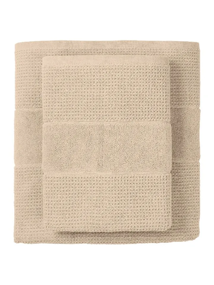 Schiesser Badtextilien|Badtextilien<2er-Set: Duschtücher "Turin" in Beige