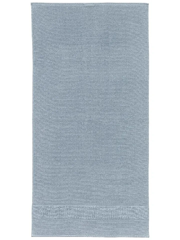 Schiesser Badtextilien|Badtextilien<2er-Set: Duschtücher "Turin" in Hellblau
