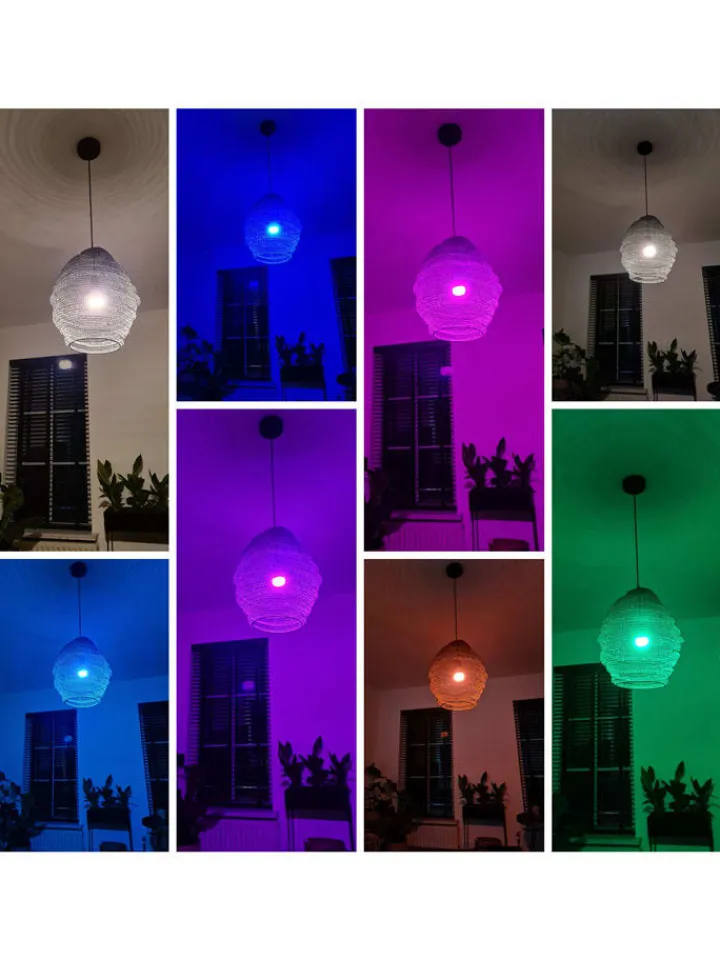 Woox Leuchtmittel<2er-Set: E27 LED-Leuchtmittel in Bunt - EEK G (A bis G)