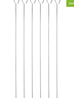 MasterClass Küchenelektronik|Grillen<2er-Set: Edelstahl-Grillspießen - 2x 6 Stück