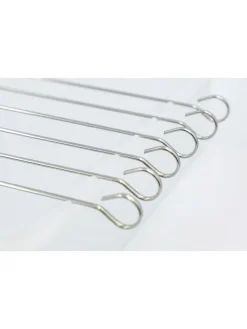 MasterClass Küchenelektronik|Grillen<2er-Set: Edelstahl-Grillspießen - 2x 6 Stück