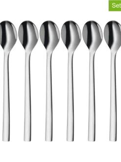 WMF Gedeckter Tisch<6er-Set: Edelstahl-Macchiatolöffel "Nuova" - (L)19 cm