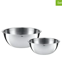 Silit Koch- & Backutensilien<2er-Set: Edelstahl-Rührschüsseln