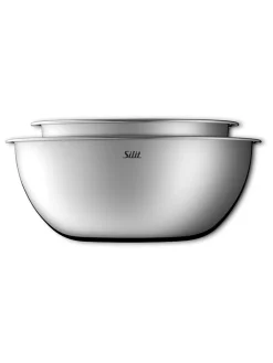 Silit Koch- & Backutensilien<2er-Set: Edelstahl-Rührschüsseln