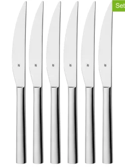 WMF Gedeckter Tisch<6er-Set: Edelstahl-Steakmesser "Nuova" - (L)23 cm