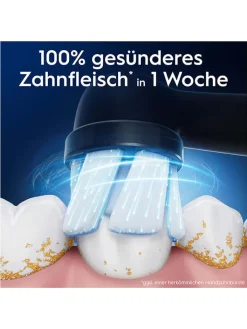 Oral-B Technik|Zahn & Mundpflege<8er-Set: Ersatz-Bürstenköpfe "iO Sanfte Reinigung" in Schwarz