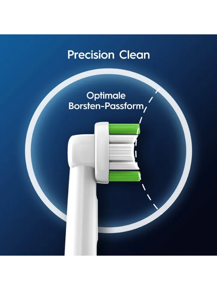 Oral-B Technik|Zahn & Mundpflege<10er-Set: Ersatz-Bürstenköpfe "Precision Clean" in Weiß