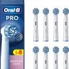 Oral-B Zahn & Mundpflege<8er-Set: Ersatz-Bürstenköpfe "Pro Sensitive Clean" in Weiß