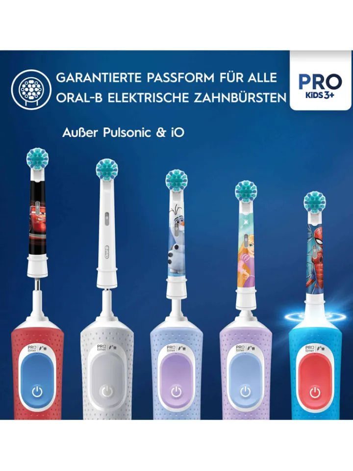 Oral-B Technik|Zahn & Mundpflege<4er-Set: Ersatz-Bürstenköpfe "Pro Kids 3+"