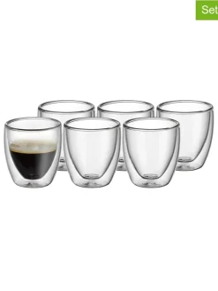 WMF Gedeckter Tisch<6er-Set: Espressogläser "Kult" in Transparent - 80 ml