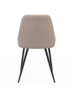 IDOMYA Factory Sitzmöbel<4er-Set: Esszimmerstühle "Ornella" in Beige - (B)47,5 x (H)79 x (T)54 cm