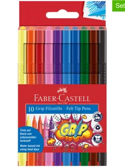 Faber-Castell Büro- & Schulbedarf<2er-Set: Filzstifte "Grip"- 2x 10 Stück