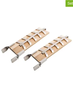 Chefware Grillen<2er-Set: Fischbräter in Hellbraun - (L)55 x (B)16,5 cm