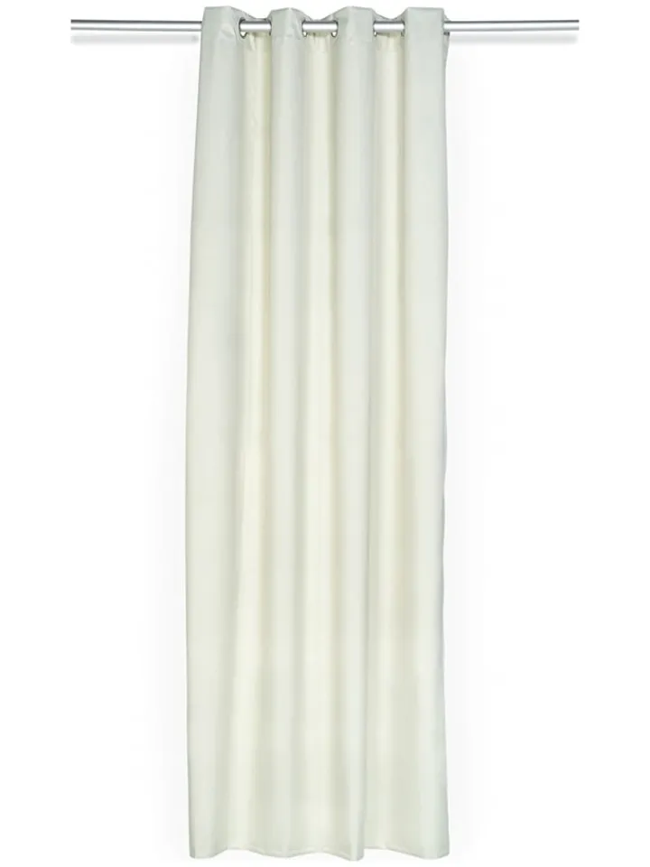 IDOMYA Essentials Gardinen, Jalousien & Rollos<2er-Set: Gardine in Beige - (L)240 x (B)135 cm