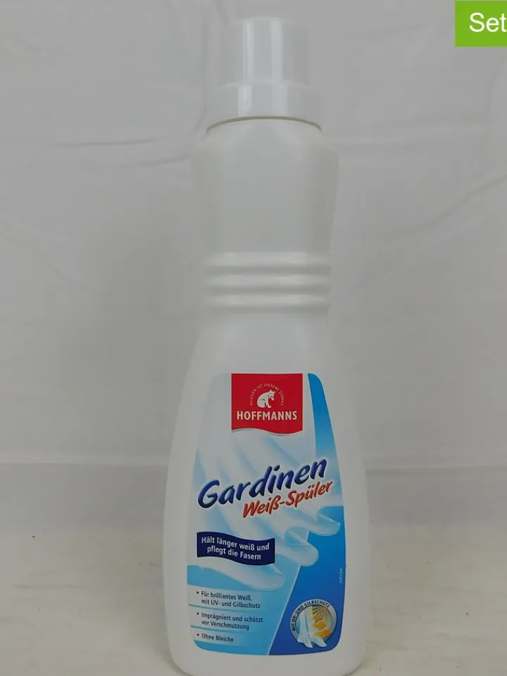 Hoffmanns Putz- & Waschutensilien<6er-Set: Gardinen Weiß-Spüler, je 500 ml