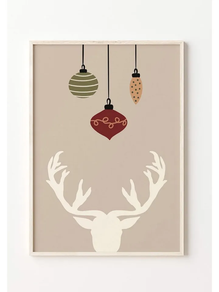 ABERTO DESIGN Wanddekoration<3er-Set: Gerahmte Kunstdrucke
