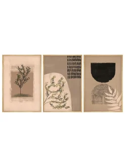ABERTO DESIGN Wanddekoration<3er-Set: Gerahmte Kunstdrucke