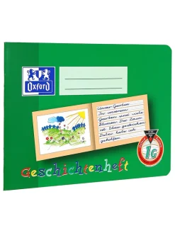 Oxford Büro- & Schulbedarf<10er-Set: Geschichtenhefte in Gelb/ Grün - DIN A5