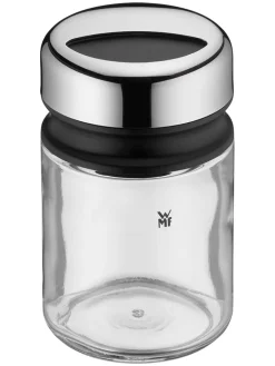 WMF Aufbewahren & Servieren<4er-Set: Gewürzgläser "Depot" in Silber/ Transparent - (H)9,5 cm