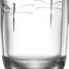 La Rochère France Gedeckter Tisch<6er-Set: Gläser "Libellules" in Transparent - 280 ml