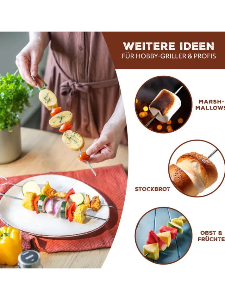 bremermann Grillen<6-er-Set Grillspieße