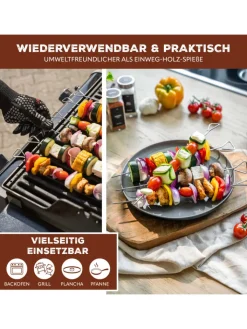 bremermann Grillen<12-er-Set Grillspieße
